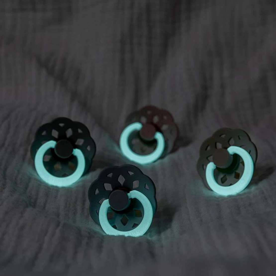 BIBS Boheme Залъгалка от Каучук 1 Брой цвят Baby Blue Island Sea от 6-12 месеца