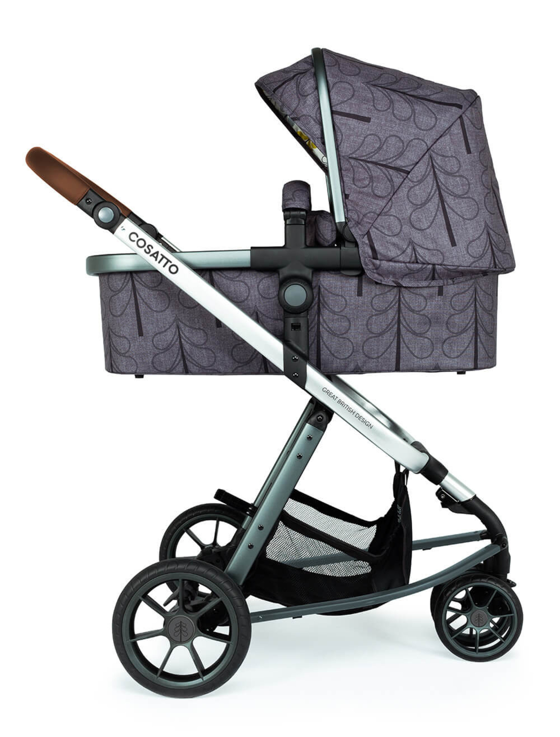 Комплект количка Cosatto Giggle 3 Fika Forest 5в1, i-Size база и чувалче за крака