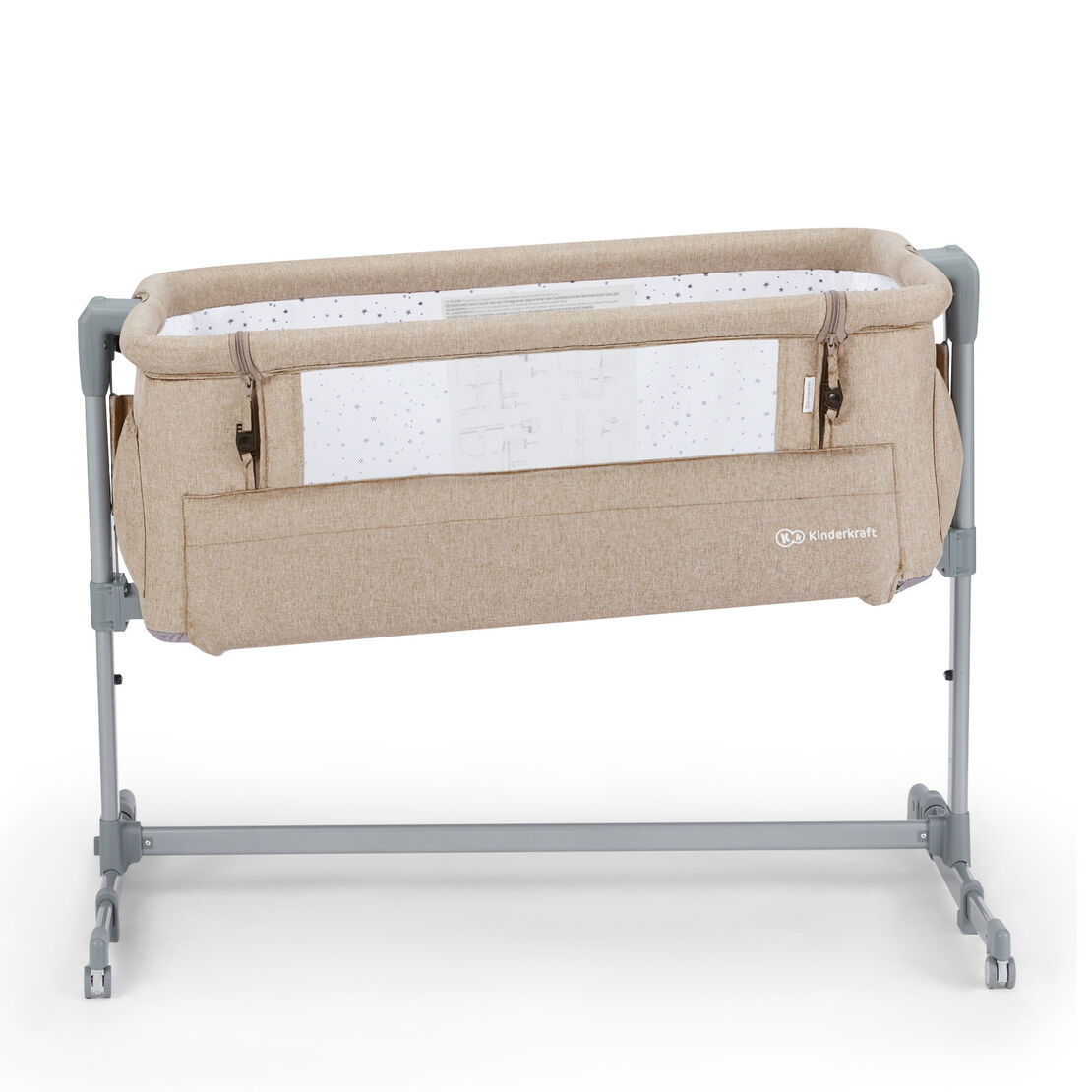  Бебешка кошара KinderKraft NESTE Up, бежова 