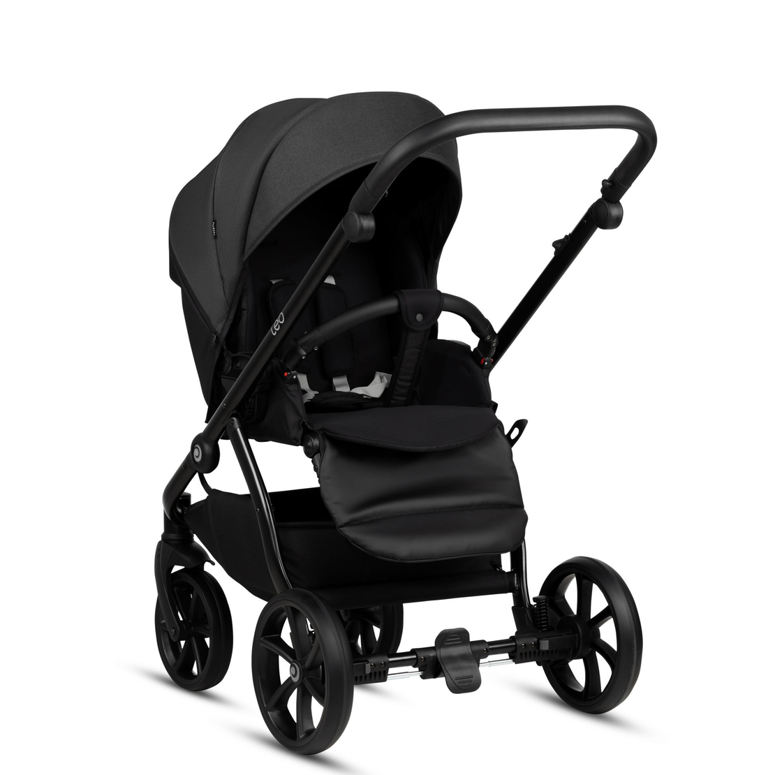 Tutis LEO Black  020 Комбинирана Детска Количка 2 в 1