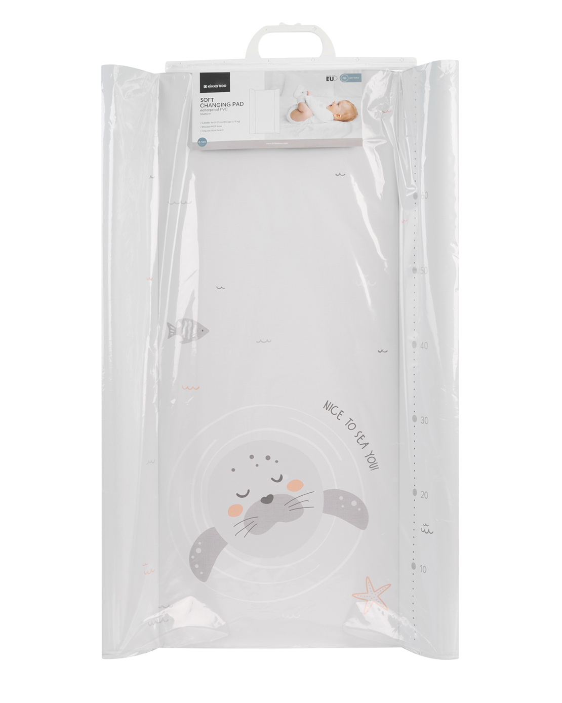 KikkaBoo Мека PVC Подложка за Повиване 80х50см Seally Me