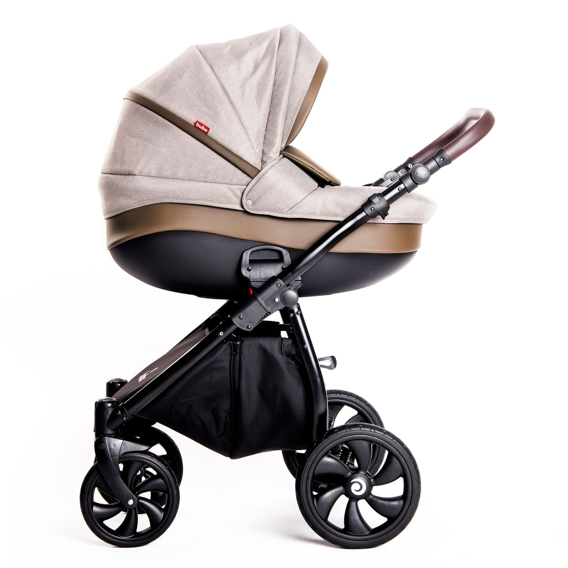 Бебешка количка Buba Estilo 920, 3 в 1, Бежова