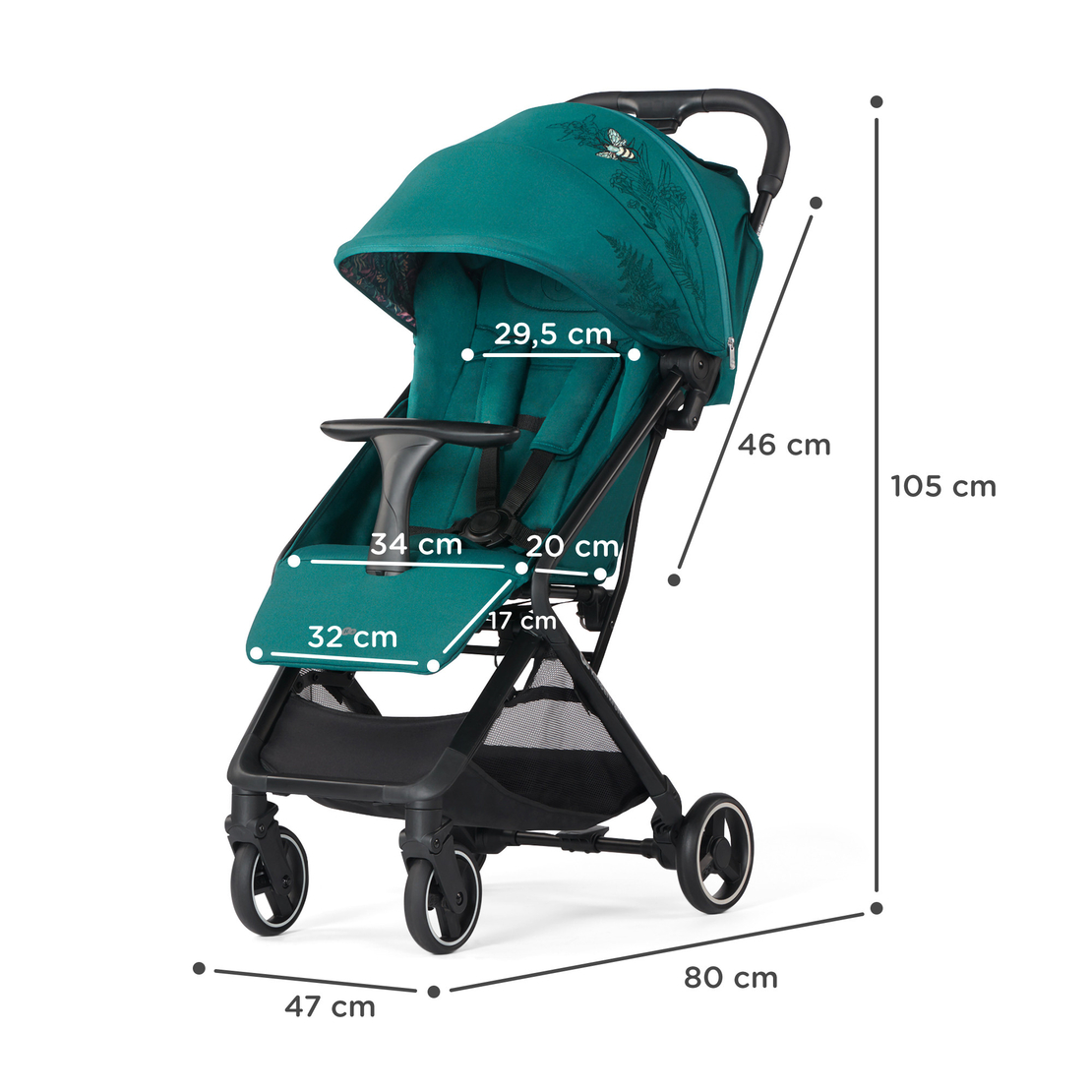  Бебешка количка KinderKraft NUBI Nature Vibes 