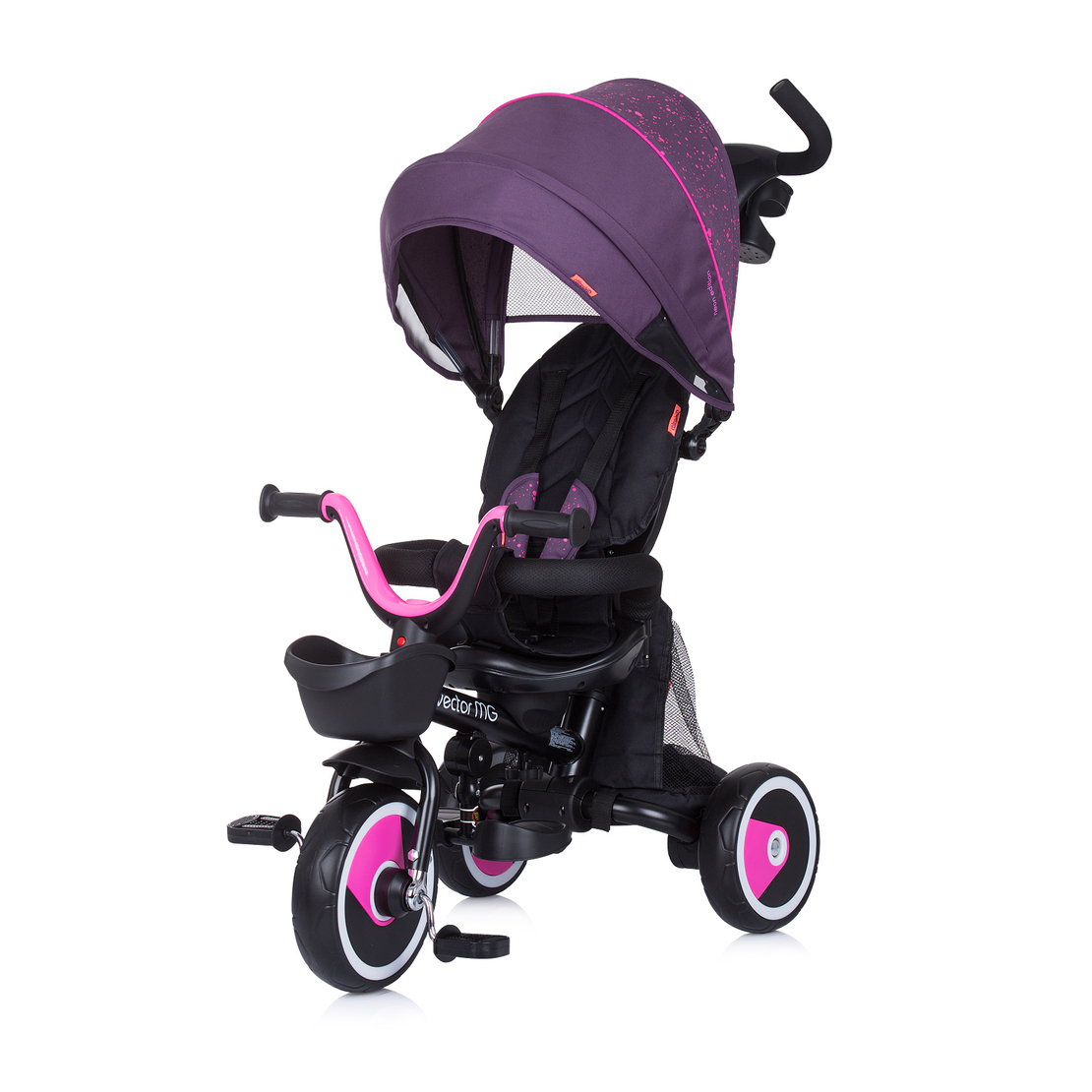 Chipolino  Триколка 360 със сенник Вектор MG Люляк
