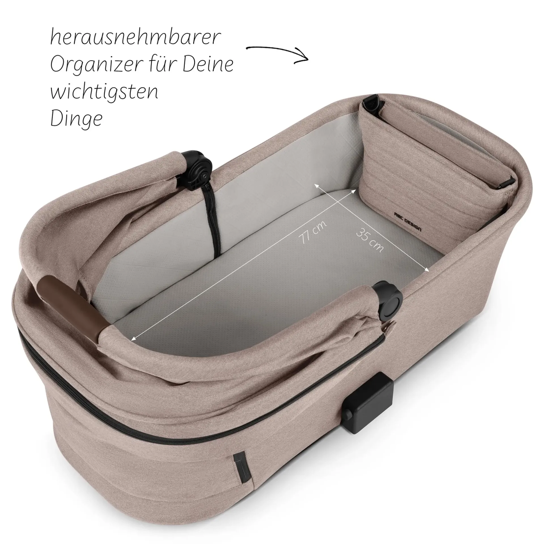 ABC Design Salsa 5 Air Camel Комбинирана Детска Количка 2 в 1