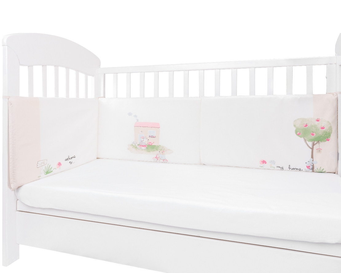 KikkaBoo Обиколник с дунапрен My Home 180см