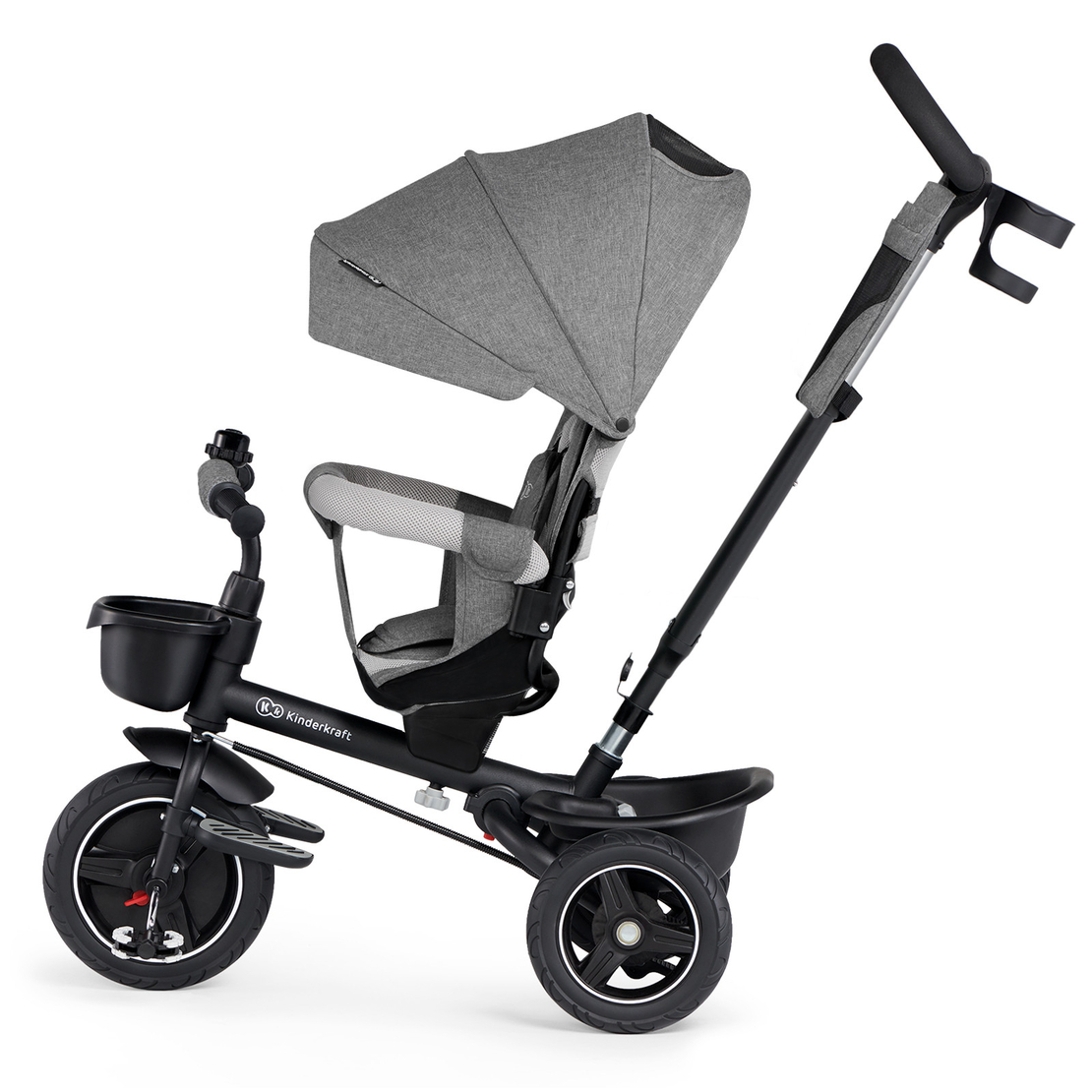  Триколка Kinderkraft SPINSTEP, сива 