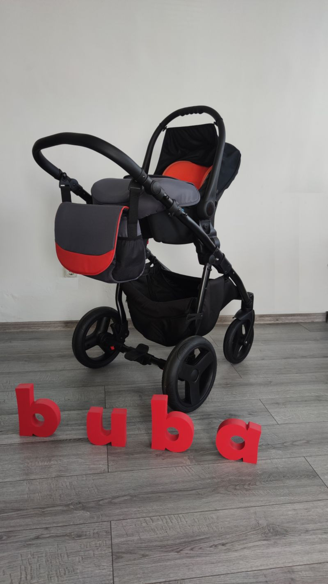  Бебешка количка 3в1 Buba Bella, Orange, Нарушена опаковка 