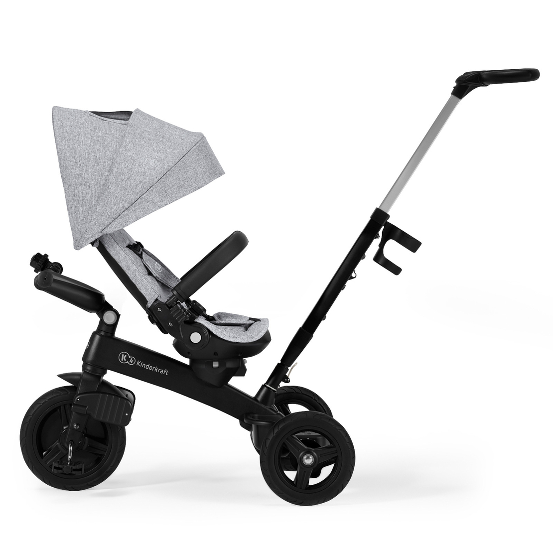  Триколка KinderKraft TWIPPER, Сива 