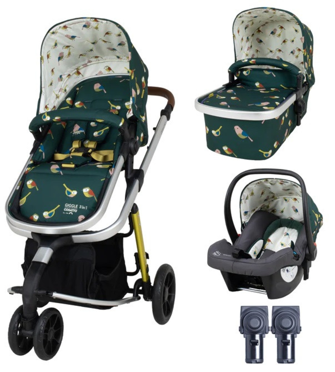 Количка Cosatto Giggle 3в1 CT4985 BIRDLAND