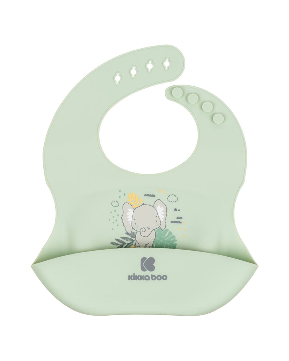 KikkaBoo Лигавник силиконов Savanna Friends Mint