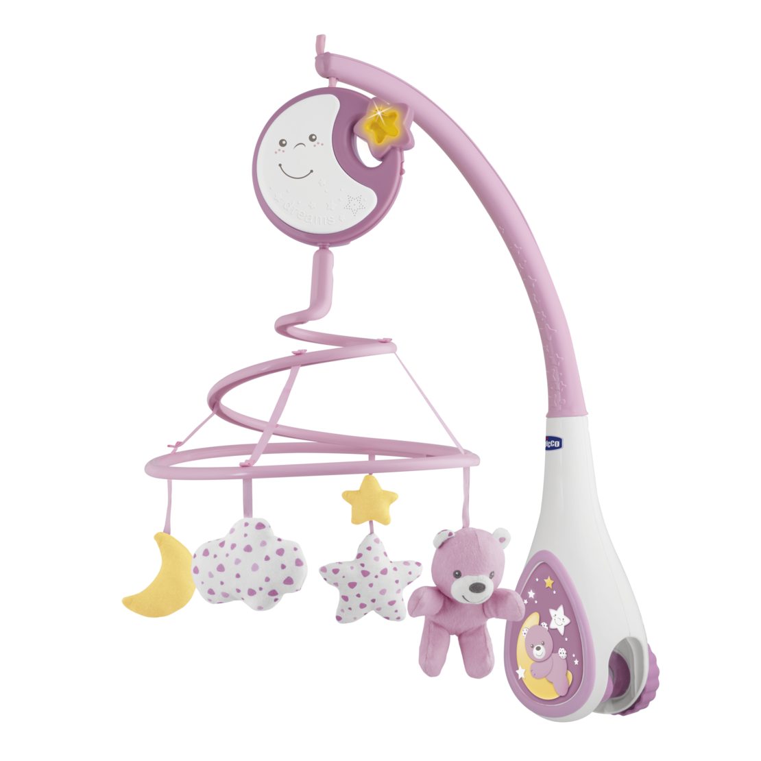 CHICCO Next 2 Me dreams въртележка Розова
