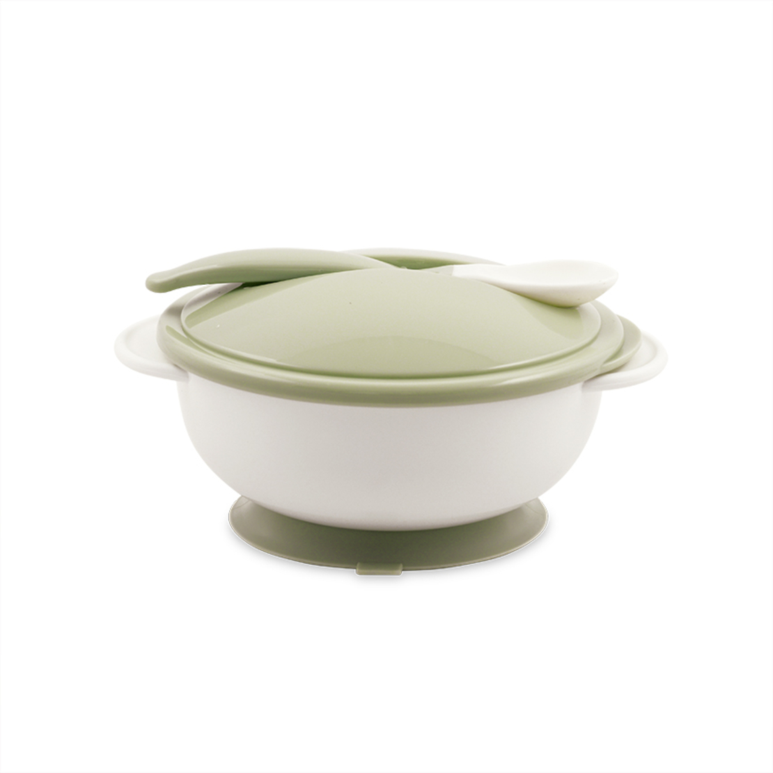 К-Т КУПА+ЛЪЖИЧКА С ВАКУУМНО ДЪНО MINT GREEN