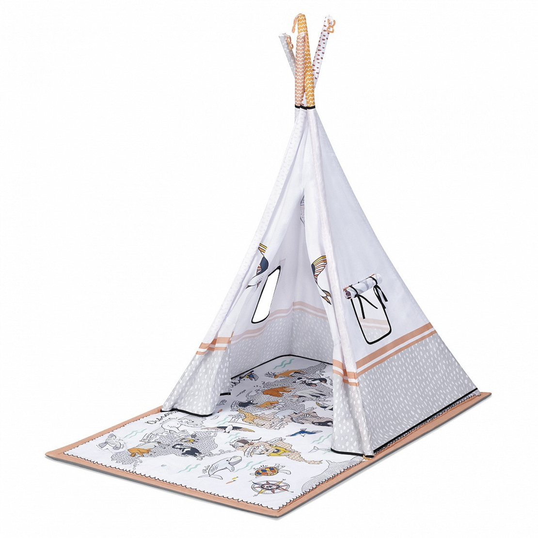  Образователна гимнастика KinderKraft TIPPY, 3 в 1 