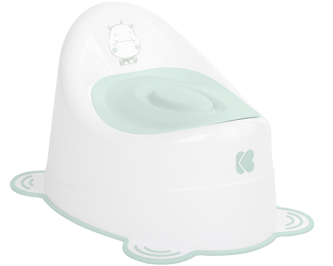 KikkaBoo Гърне Anti-Slip Hippo Mint