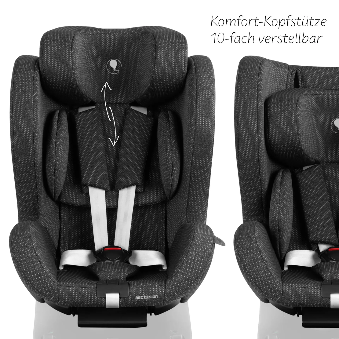 ABC Design Reboard Car Seat Lily i-Size 0 - 4 years Кош за Новородено Bubble