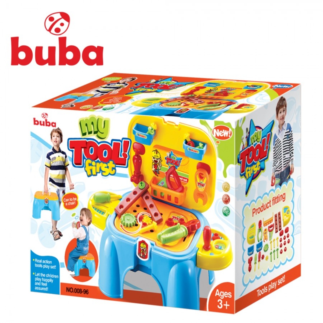 Детски комплект с инструменти за малкия майстор Buba Tool First