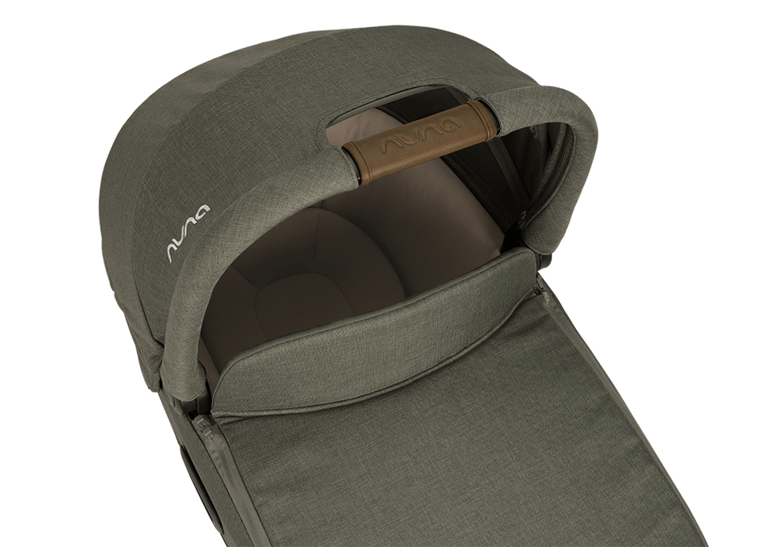 Nuna CARI Next Pine Кош за Новородено с Опция за Столче за Кола