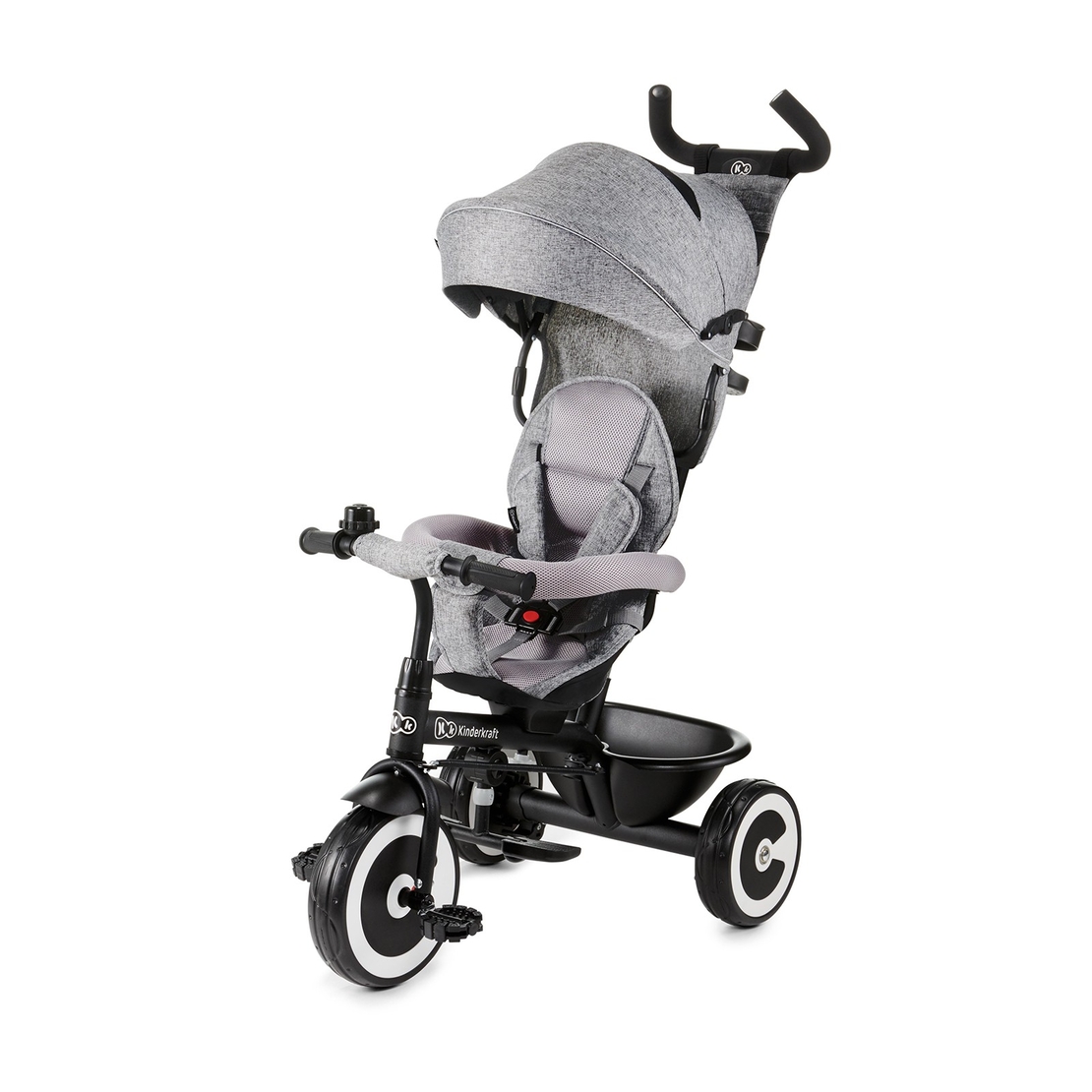  Триколка KinderKraft ASTON, Сива 
