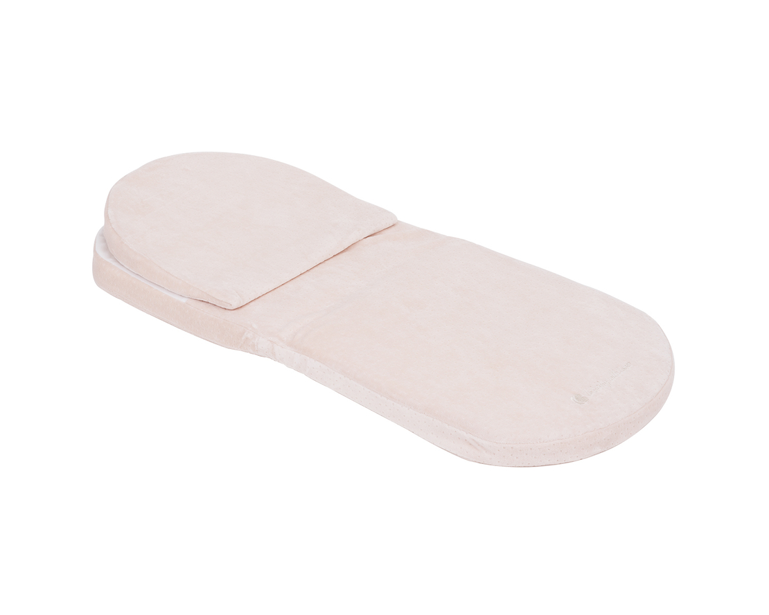Матрак+възглавница за кош за новородено 75/30cm Beige Velvet