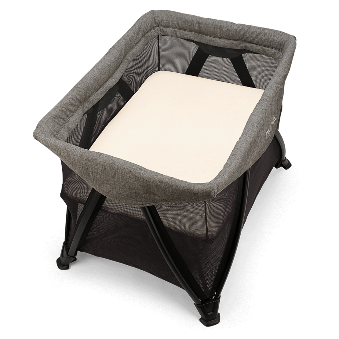 Nuna SENA Aire Charcoal Сгъваема Бебешка Кошарa
