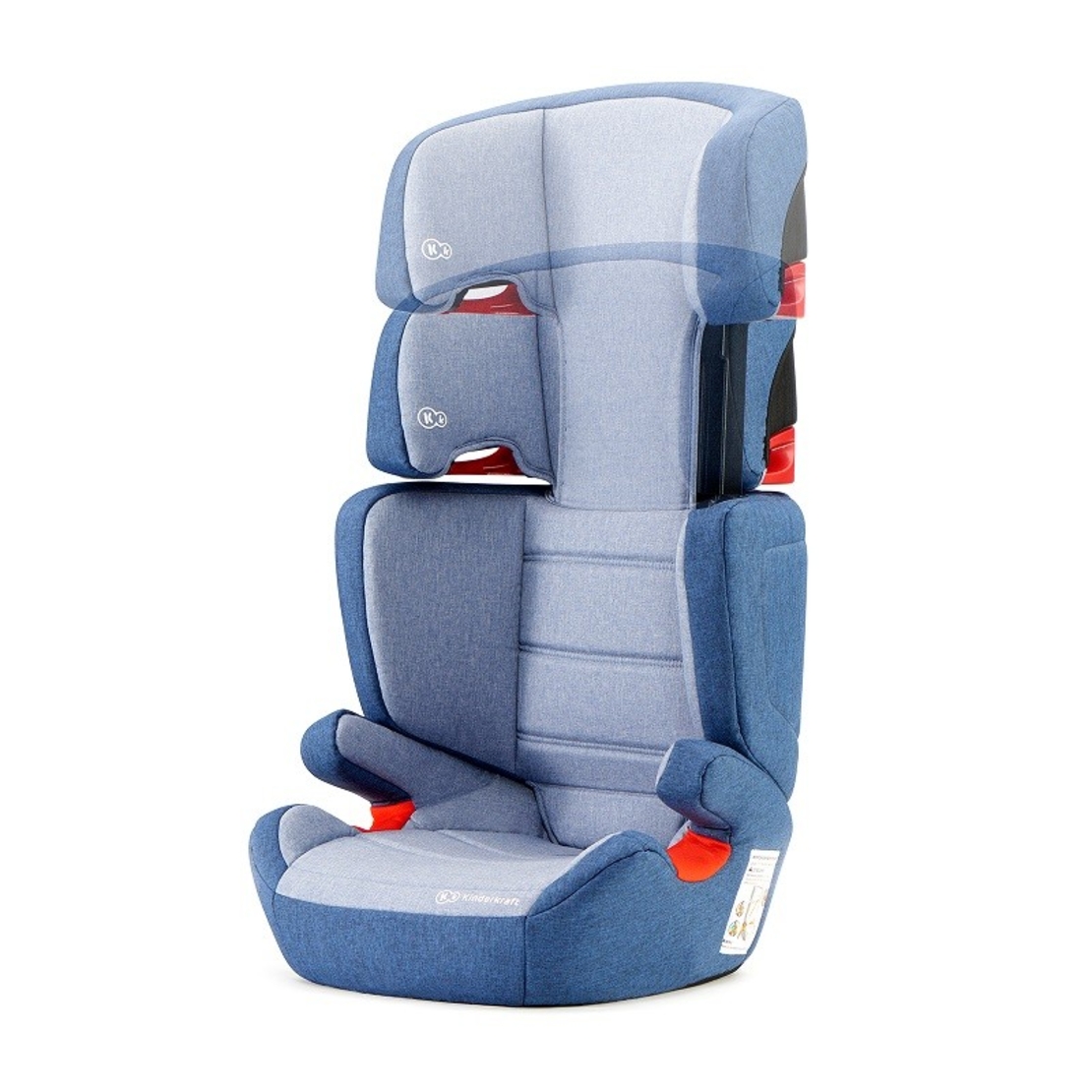  Столче за кола KinderKraft Junior IsoFIX, Син 