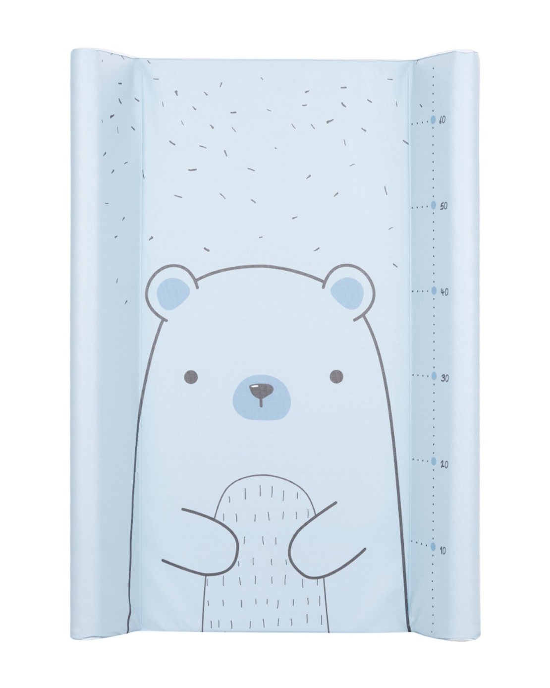 KikkaBoo Мека PVC подложка за повиване 70х50см Bear with me Blue