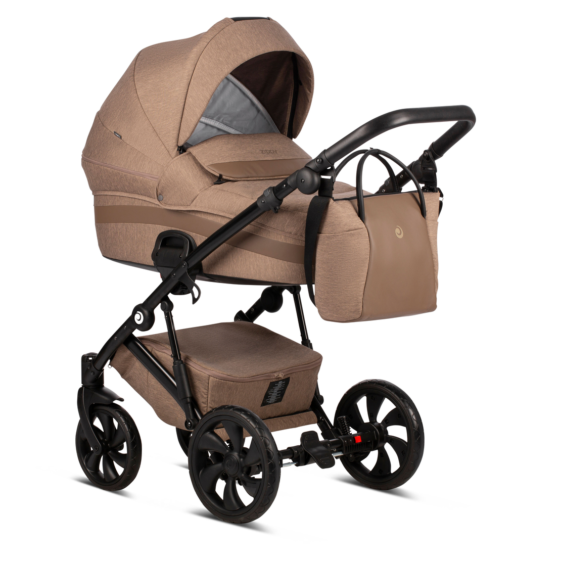 Tutis Zippy 158 Кафява Комбинирана Детска Количка 2 в 1