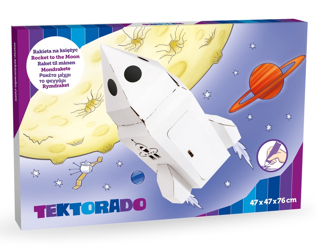 Картонена ракета за оцветяване Tektorado