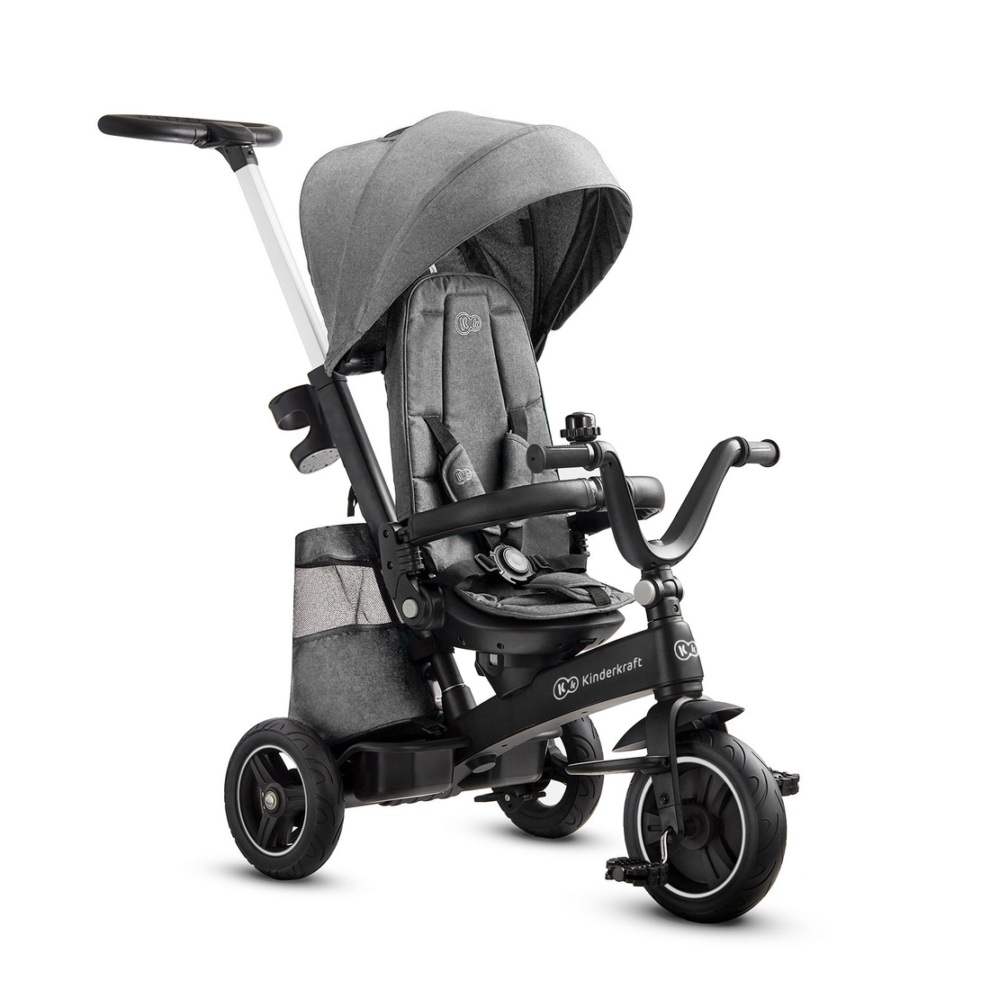  Триколка KinderKraft EASYTWIST, Сива 