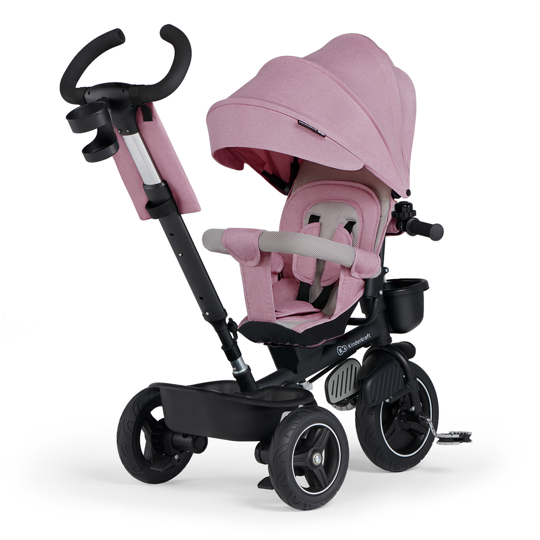  Триколка Kinderkraft SPINSTEP, розова 