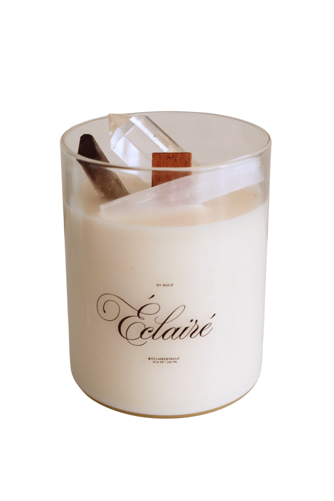 The Miel de Cachemire Crystal Candle
