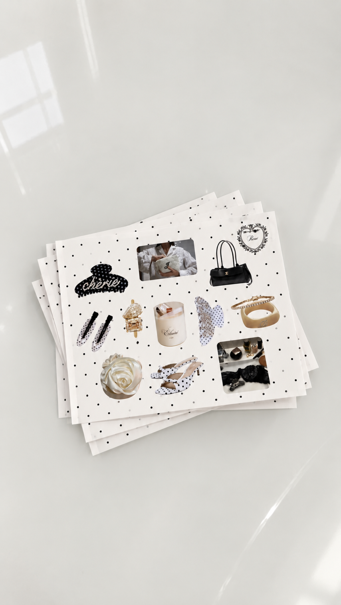 MOONLIGHT DOT AFFAIR STICKER SET