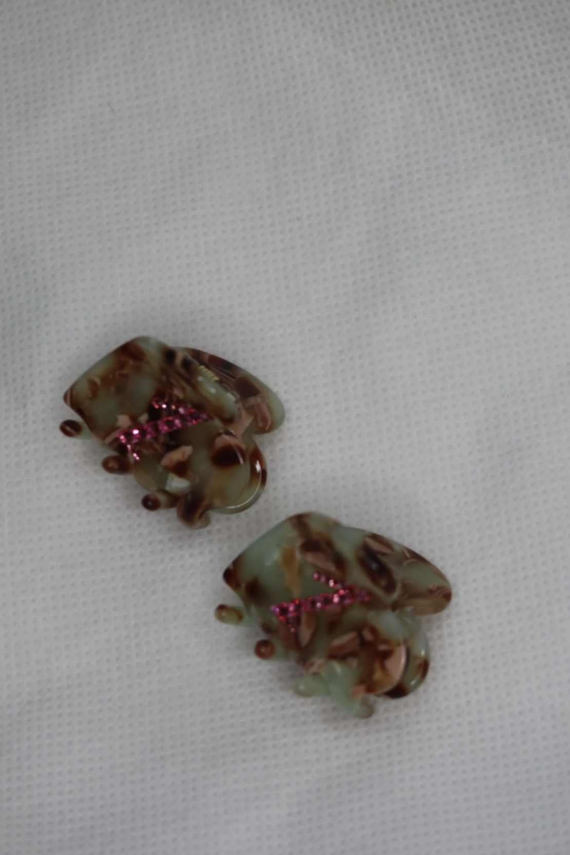 CUSTOM HEART MIDI CLIP SET IN TORTOISE