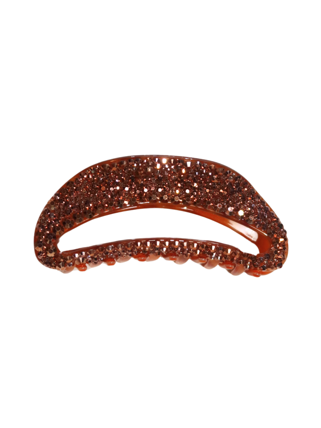 LIMITED CRYSTAL EMBELLISHED CARAMEL LUMIÈRE CLIP