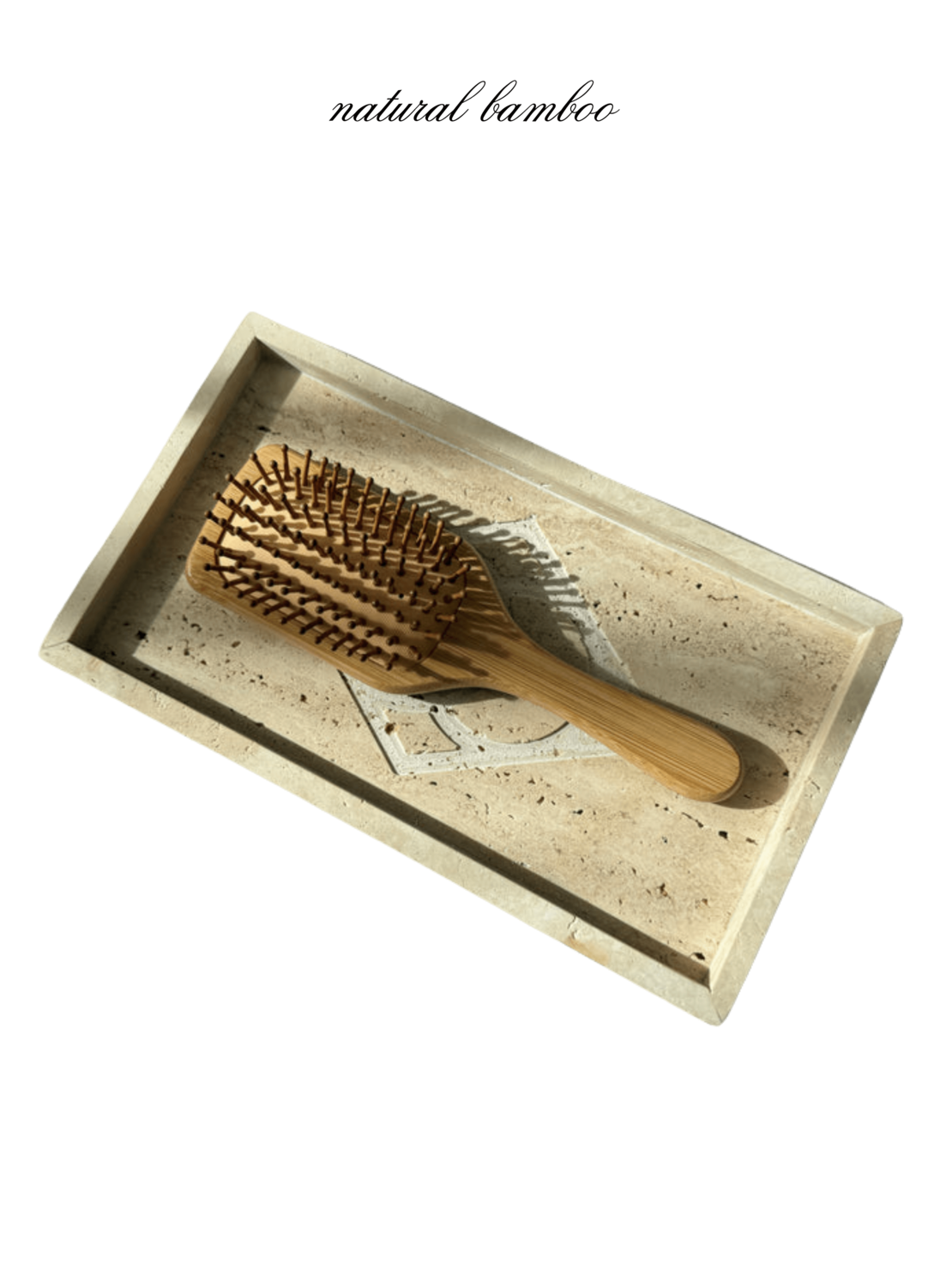 BIG CUSTOM VANITY HAIR BRUSH in AQUAMARINE