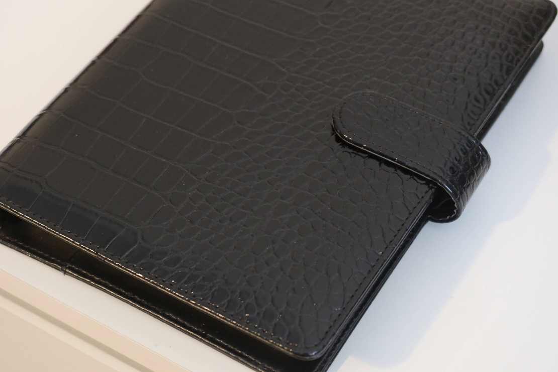 CUSTOM CROCO LEATHER PLANNER IN THE LEXINGTON