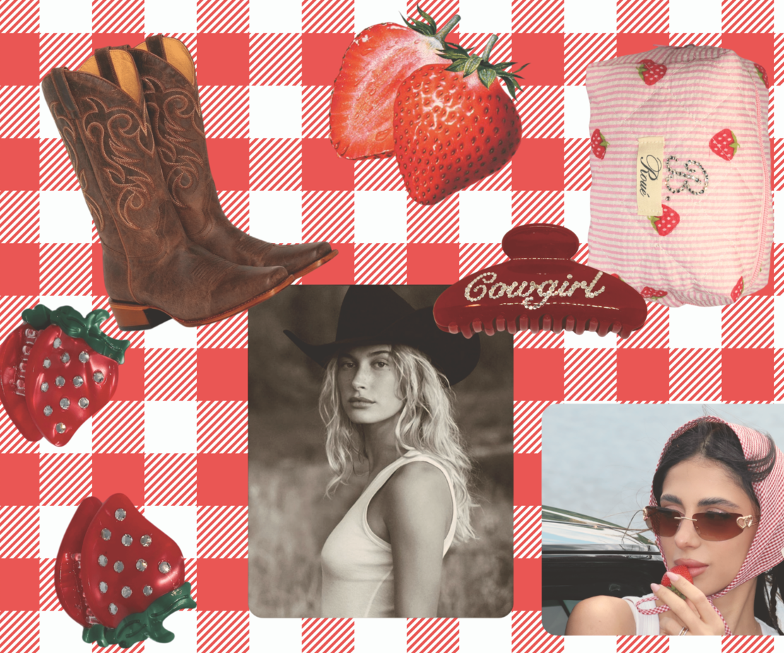 STRAWBERRY RODEO GIRLS 3D STICKER SET