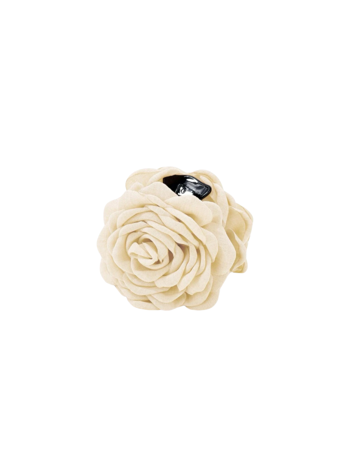 SMALL Rosette Clip in LA CRÈME
