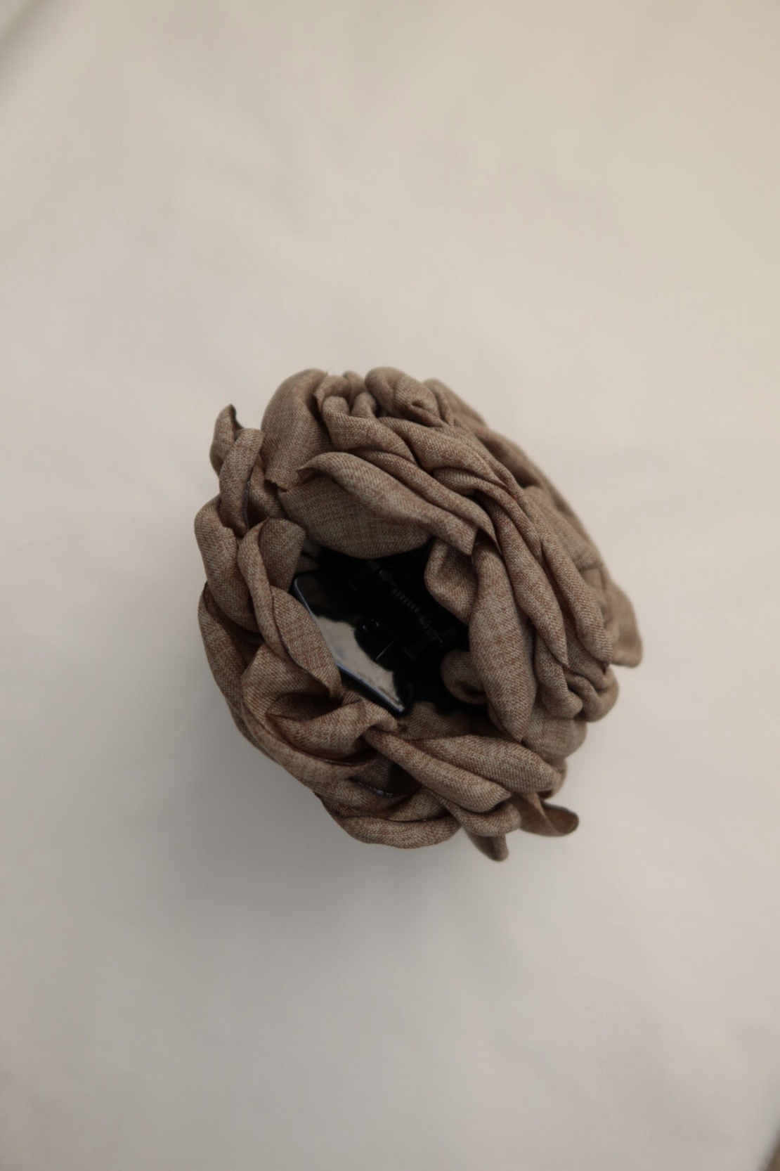 BIG Rosette Clip in MOCHA