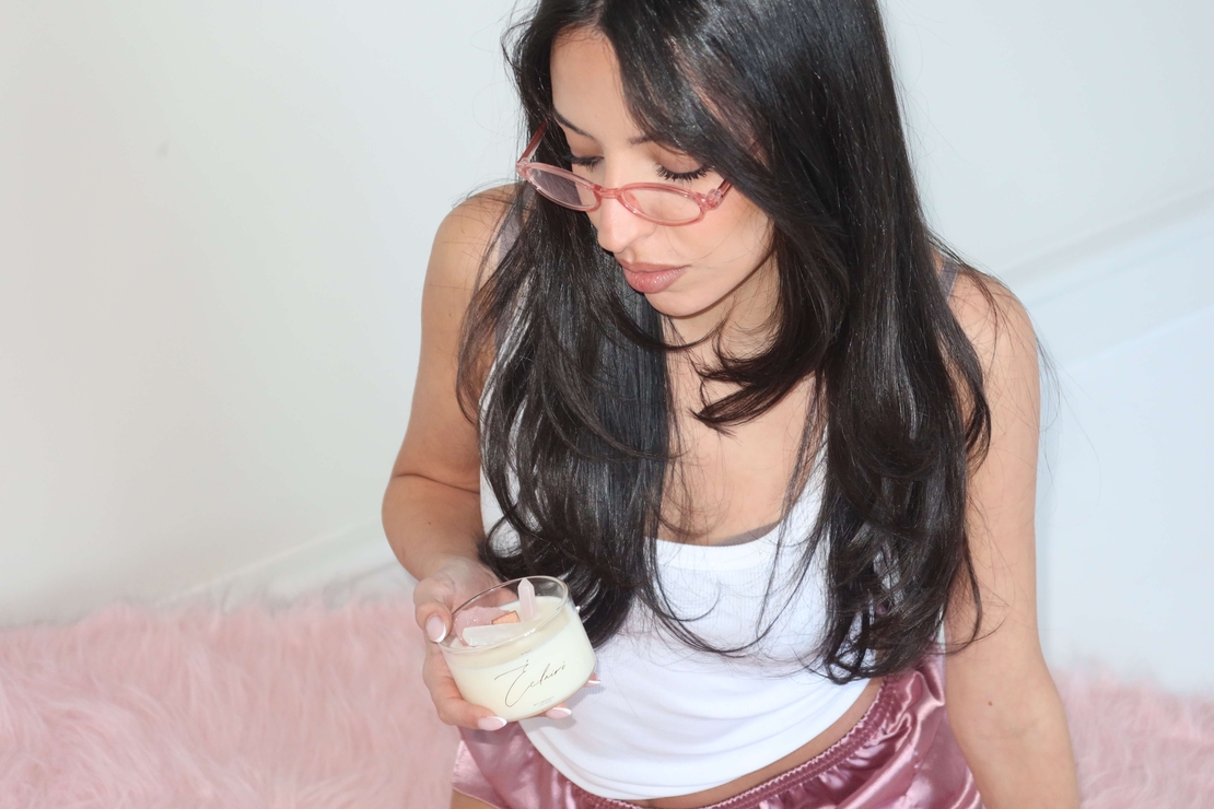 The ÉLEXIR d’AMOUR CRYSTAL candle