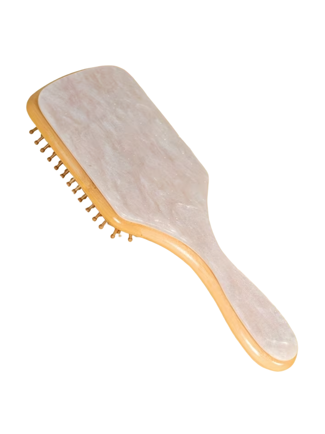 BIG CUSTOM VANITY HAIR BRUSH in COTTON BLUSH