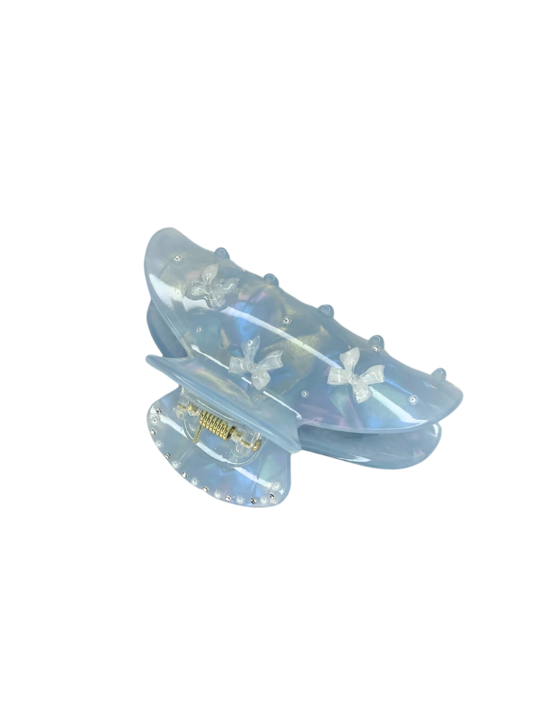 CUSTOM BIG GLAZED SOMETHING BLUE CLIP