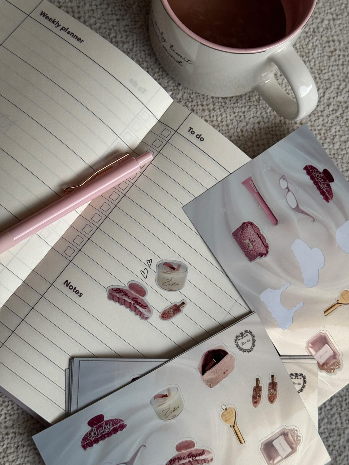 POWDER ROOM SECRETS STICKER SET