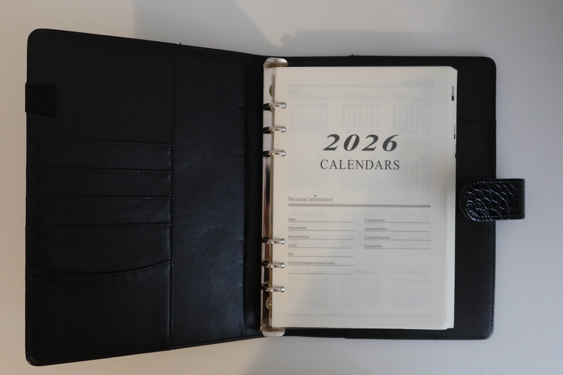 CUSTOM LEATHER PLANNER IN ST. CLAIR