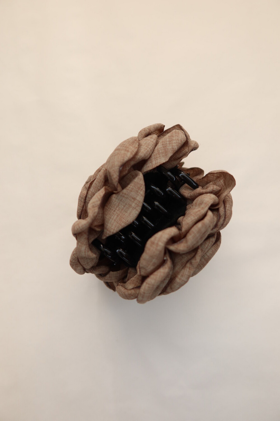 BIG Rosette Clip in MOCHA