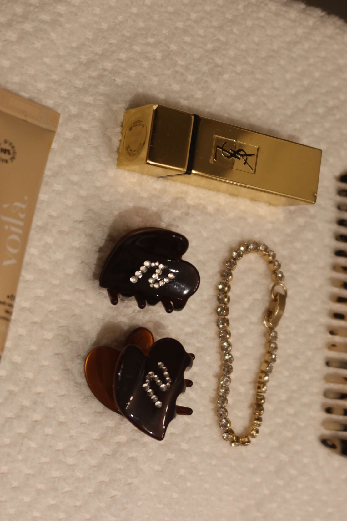 CUSTOM HEART MIDI CLIP SET IN ESPRESSO SHOT