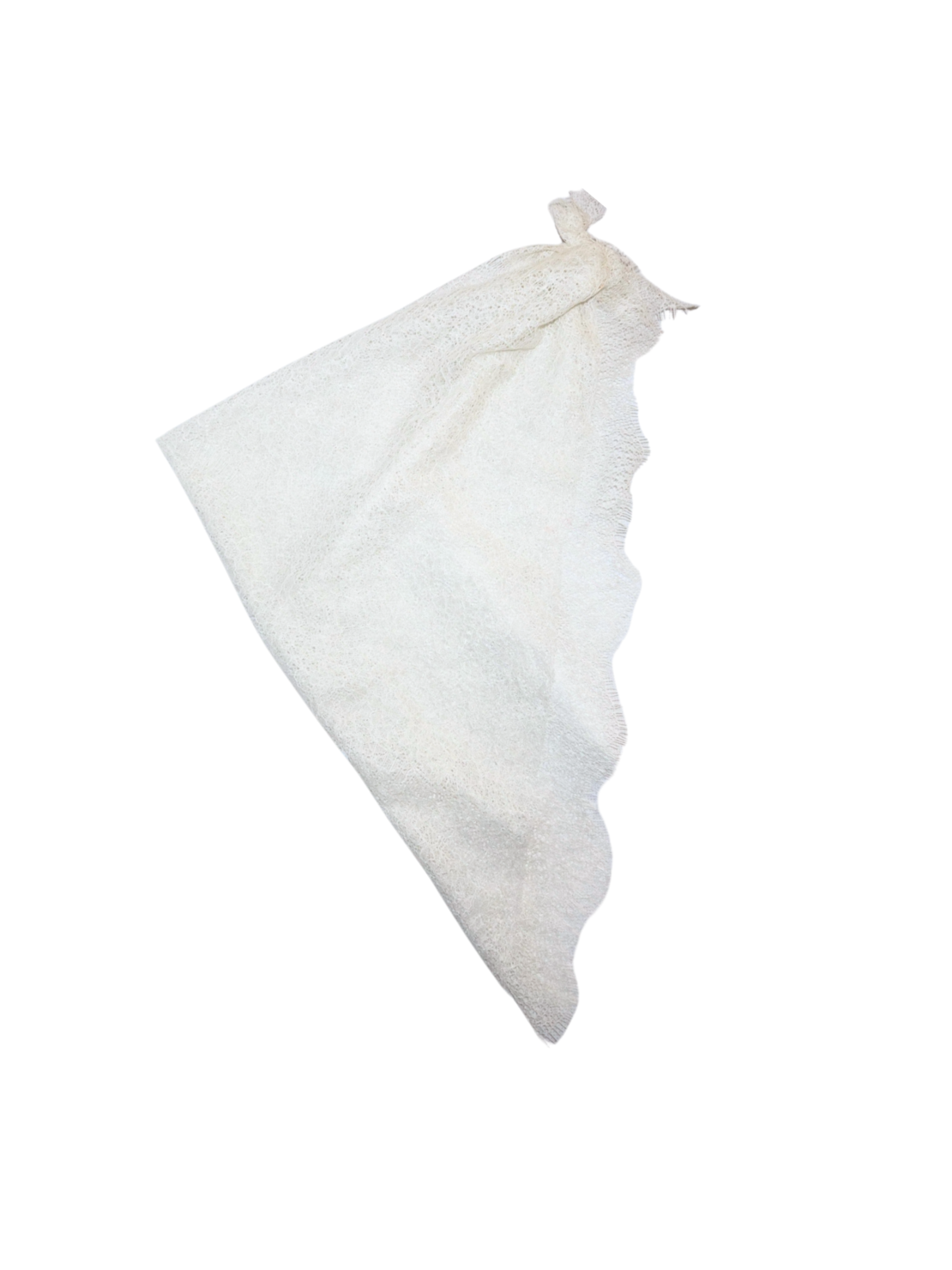 HANDMADE POINTE DE DENTELLE ROUÉ HEADSCARF