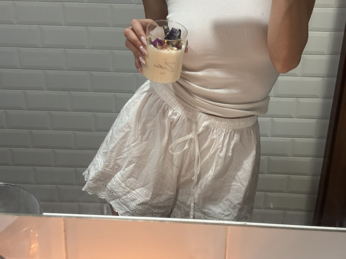 The SORTILÉGE de ROSE BIG CRYSTAL candle