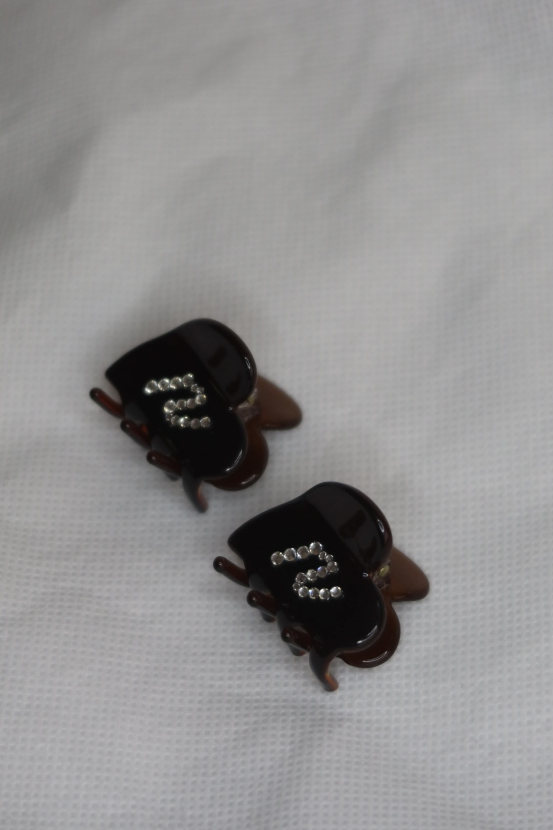CUSTOM HEART MIDI CLIP SET IN ESPRESSO SHOT